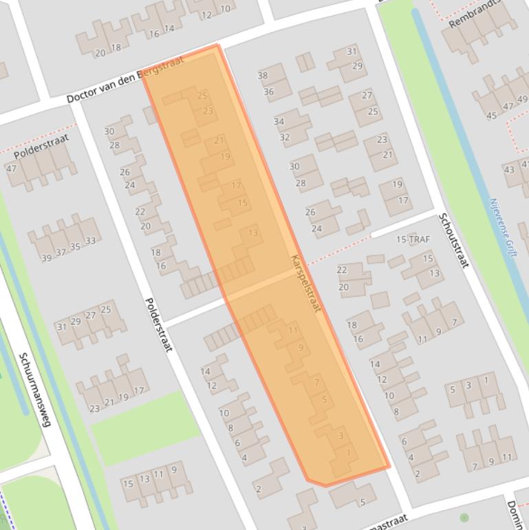 Kaart van postcodegebied 7948BE.