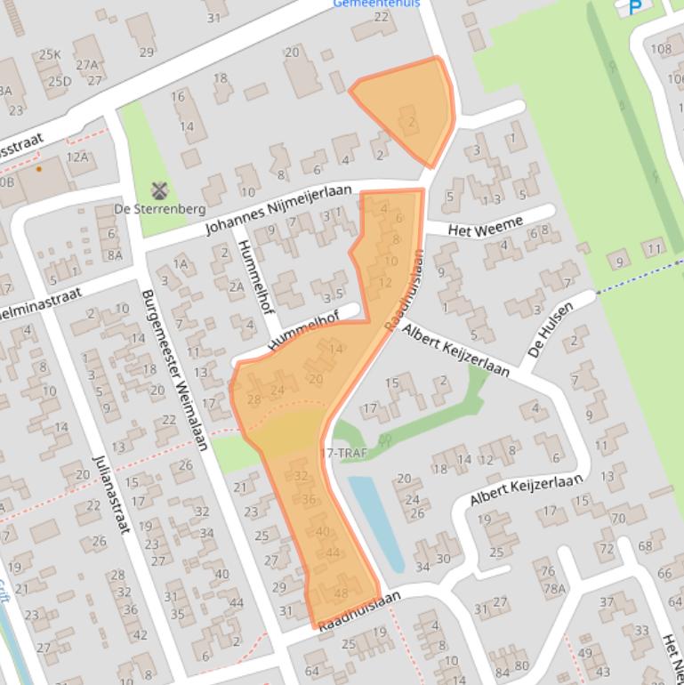 Kaart van postcodegebied 7948BX.