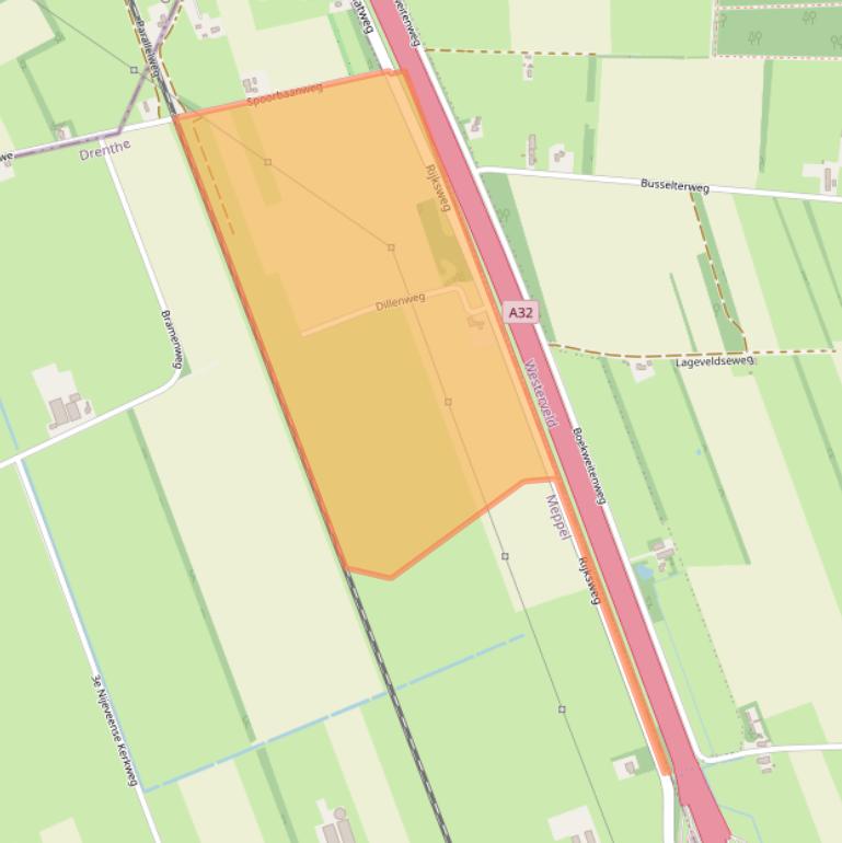 Kaart van postcodegebied 7948LN.