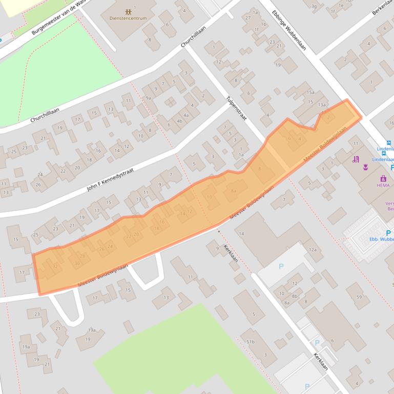 Kaart van postcodegebied 7951AD.