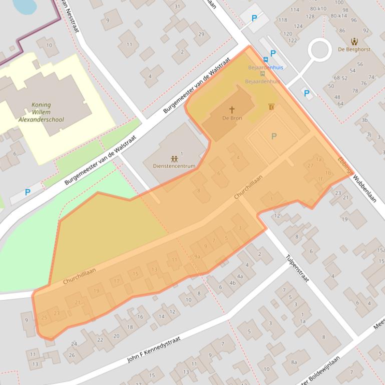 Kaart van postcodegebied 7951AJ.