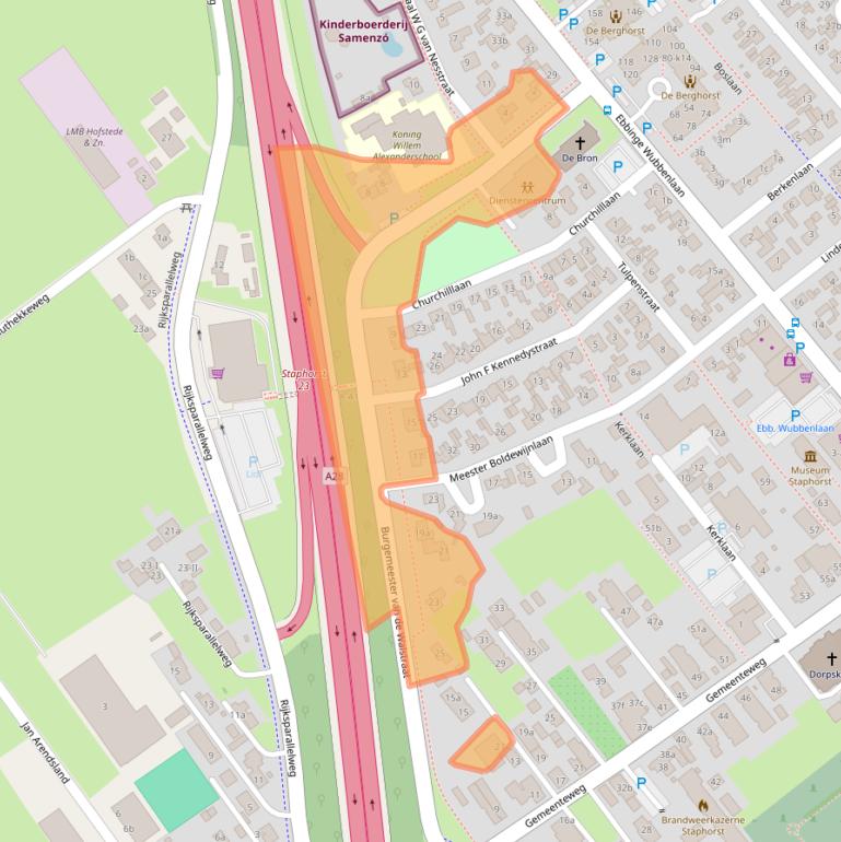 Kaart van postcodegebied 7951AK.