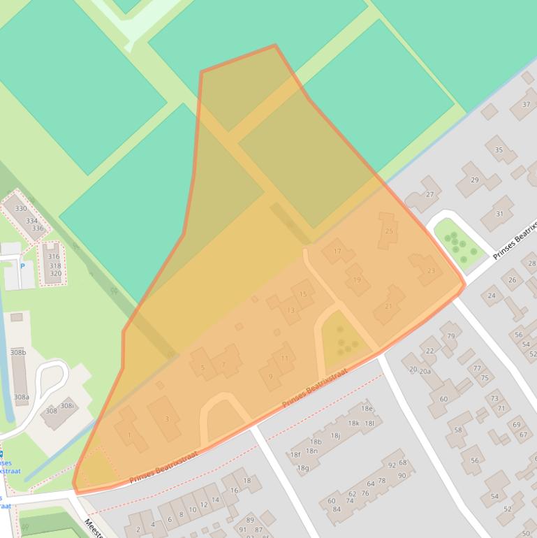 Kaart van postcodegebied 7951AM.