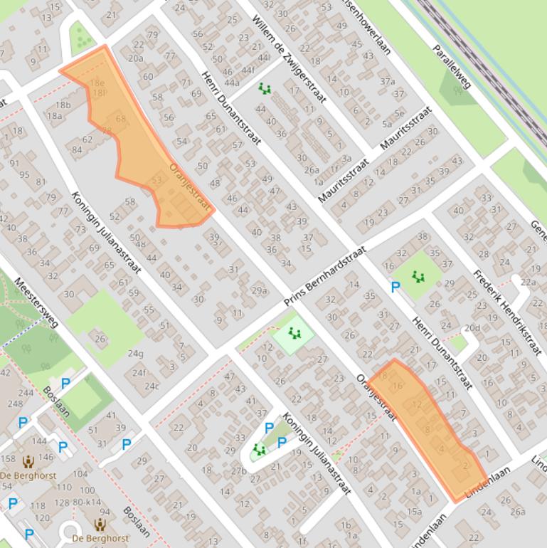 Kaart van postcodegebied 7951BG.