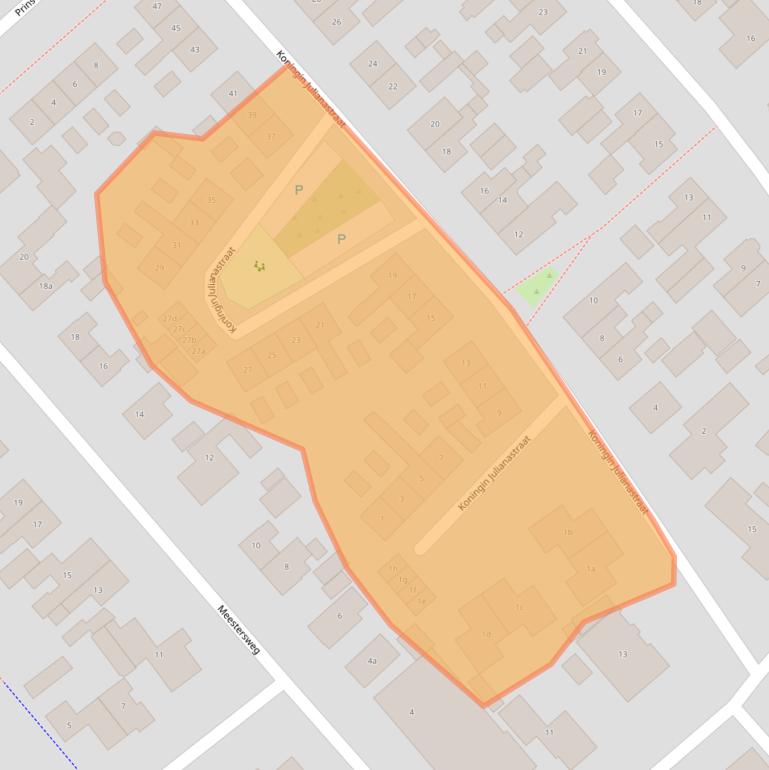 Kaart van postcodegebied 7951BJ.