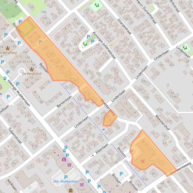 Kaart van postcodegebied 7951BR.