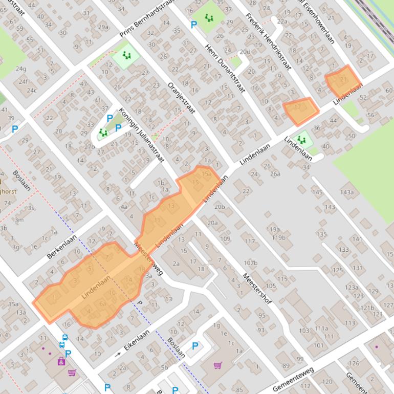 Kaart van postcodegebied 7951BV.