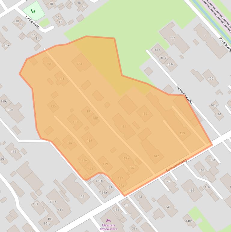 Kaart van postcodegebied 7951CH.
