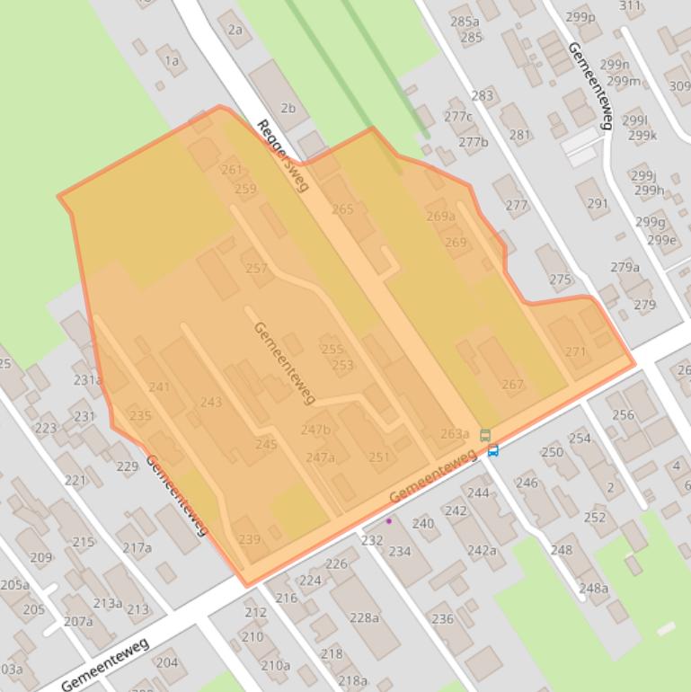 Kaart van postcodegebied 7951CL.