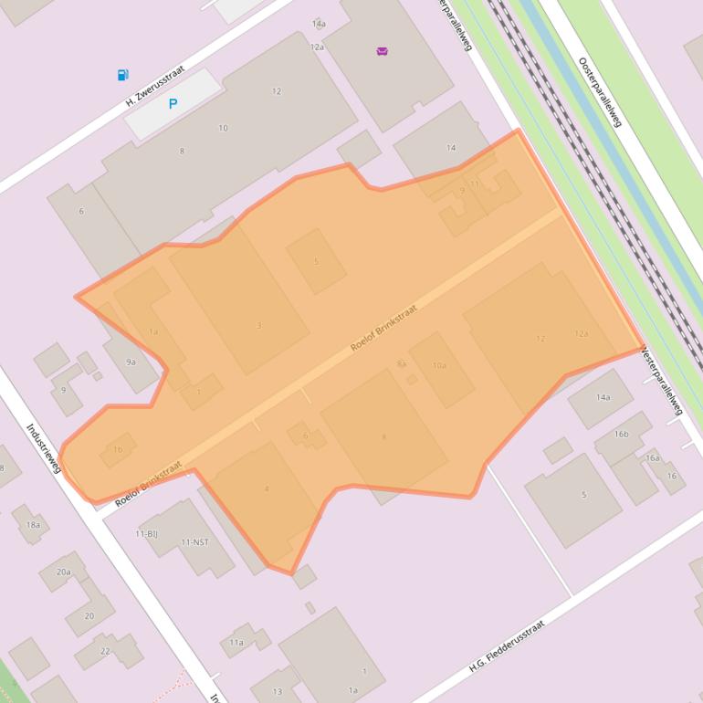 Kaart van postcodegebied 7951DW.