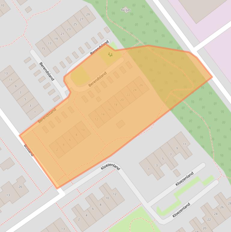 Kaart van postcodegebied 7951GC.