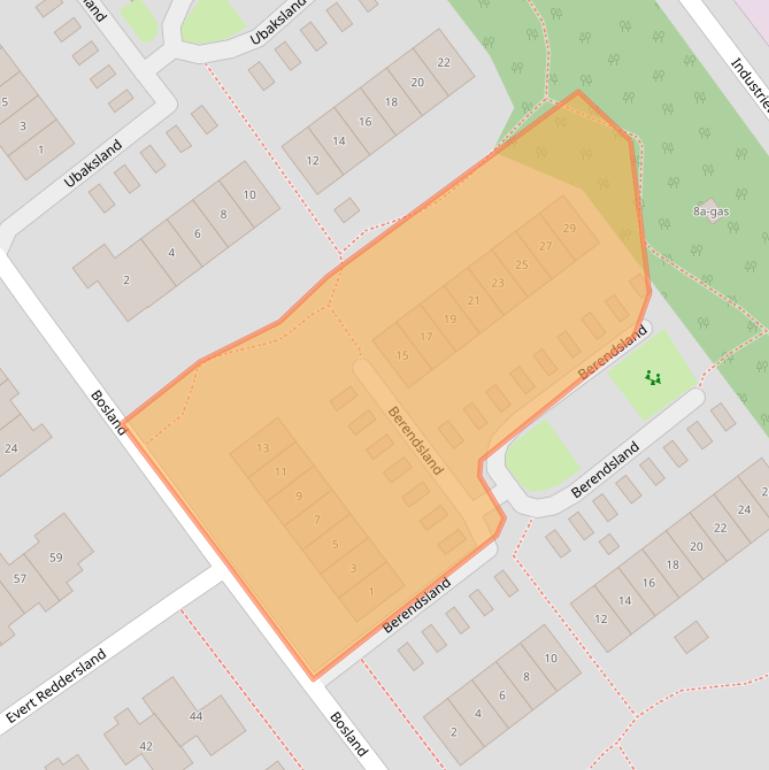 Kaart van postcodegebied 7951GD.