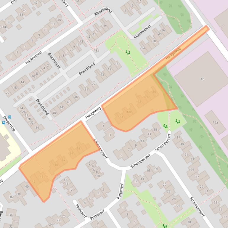 Kaart van postcodegebied 7951JH.