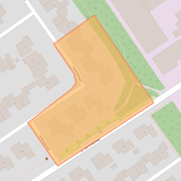 Kaart van postcodegebied 7951JP.