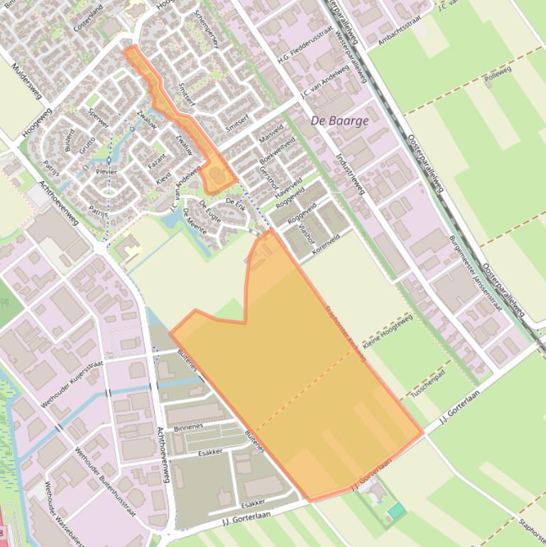 Kaart van postcodegebied 7951JS.