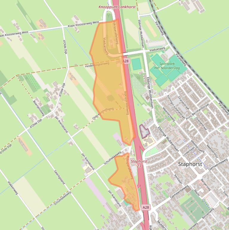 Kaart van postcodegebied 7951KA.