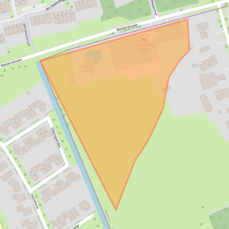 Kaart van postcodegebied 7951KH.