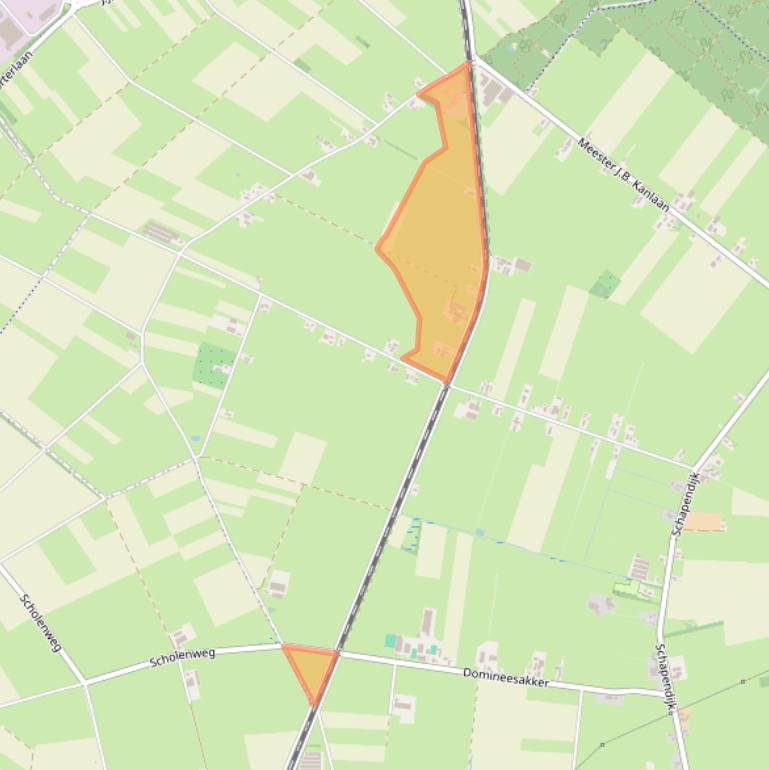 Kaart van postcodegebied 7951LA.