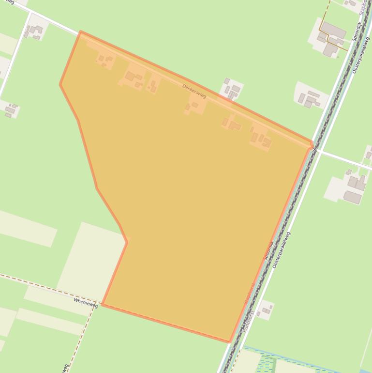 Kaart van postcodegebied 7951LJ.