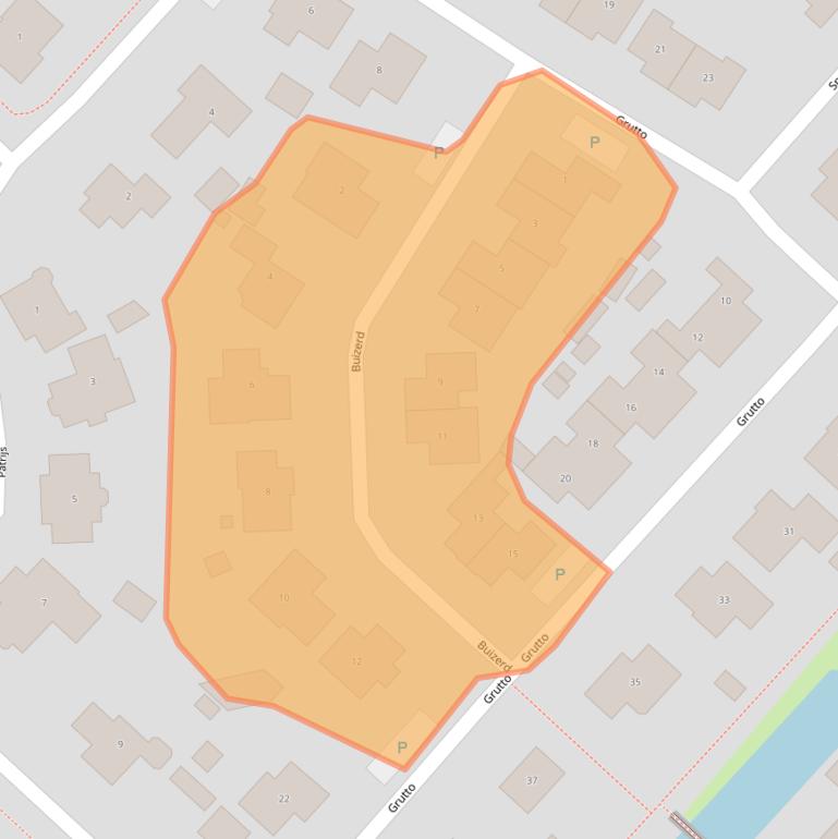 Kaart van postcodegebied 7951ME.