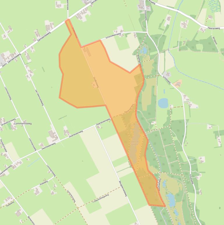 Kaart van postcodegebied 7951MN.