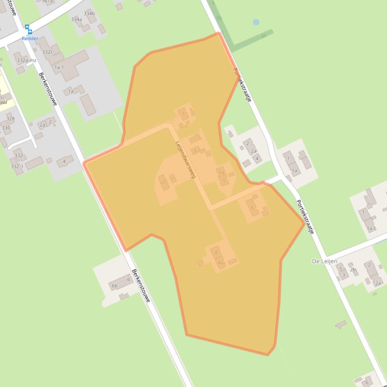 Kaart van postcodegebied 7951ND.