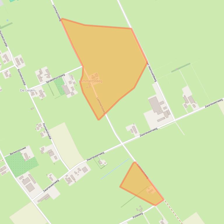 Kaart van postcodegebied 7951NH.