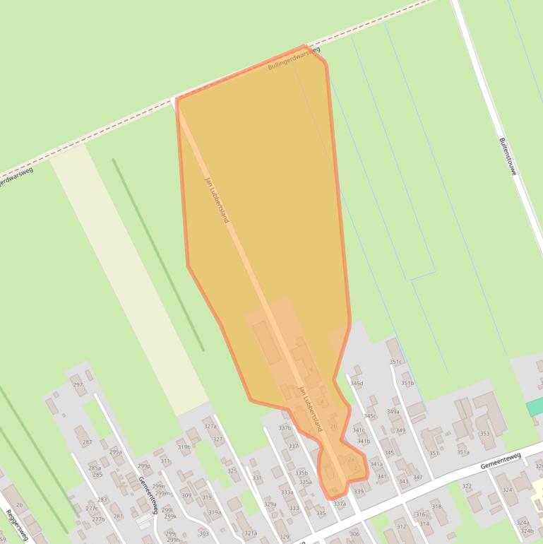 Kaart van postcodegebied 7951NS.