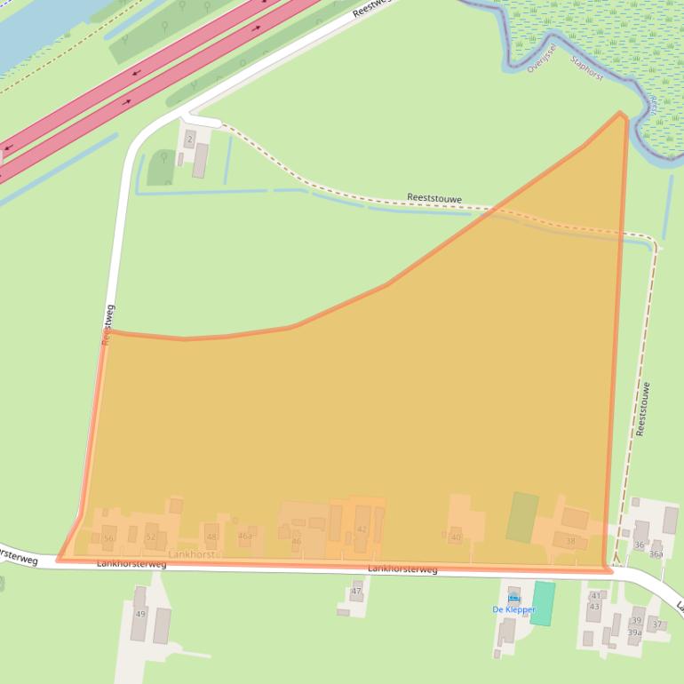 Kaart van postcodegebied 7951PR.