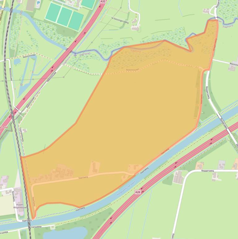 Kaart van postcodegebied 7951RA.