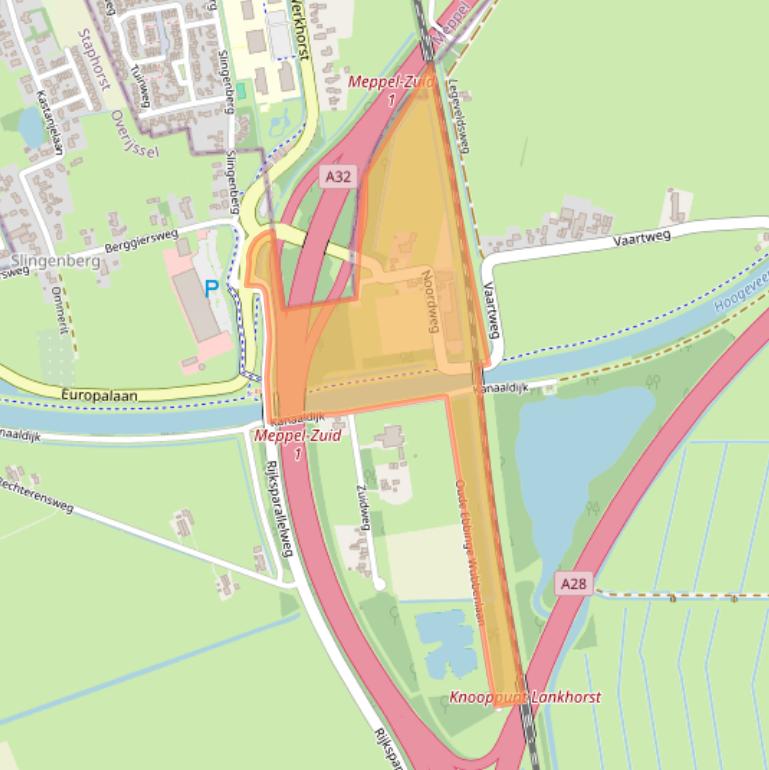 Kaart van postcodegebied 7951RB.