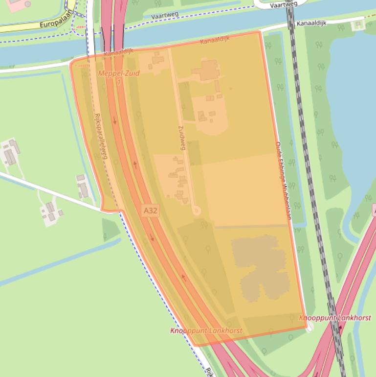 Kaart van postcodegebied 7951RC.