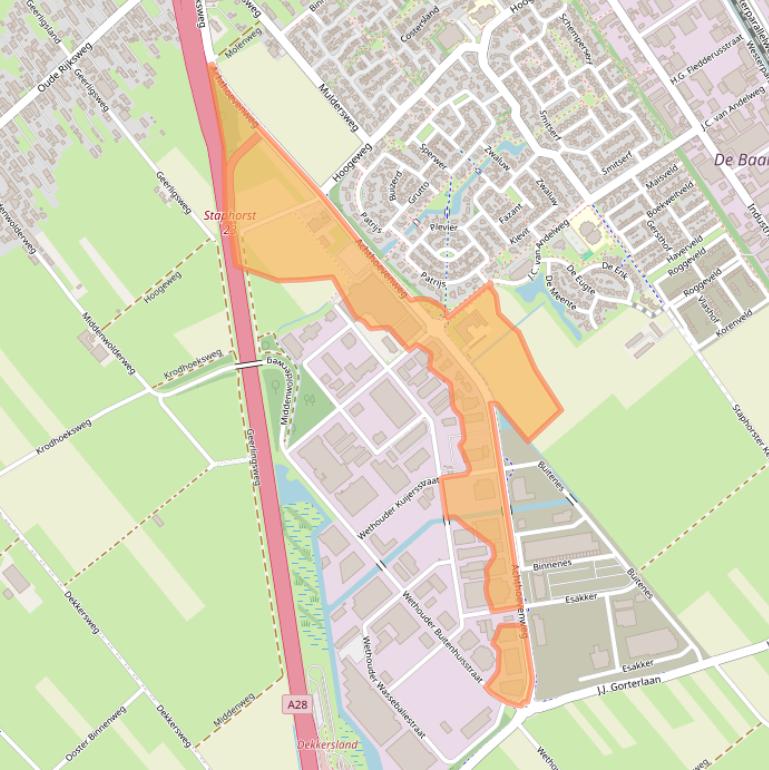 Kaart van postcodegebied 7951SK.