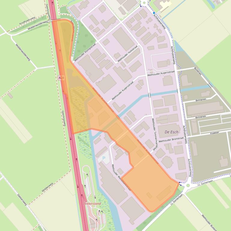 Kaart van postcodegebied 7951SM.