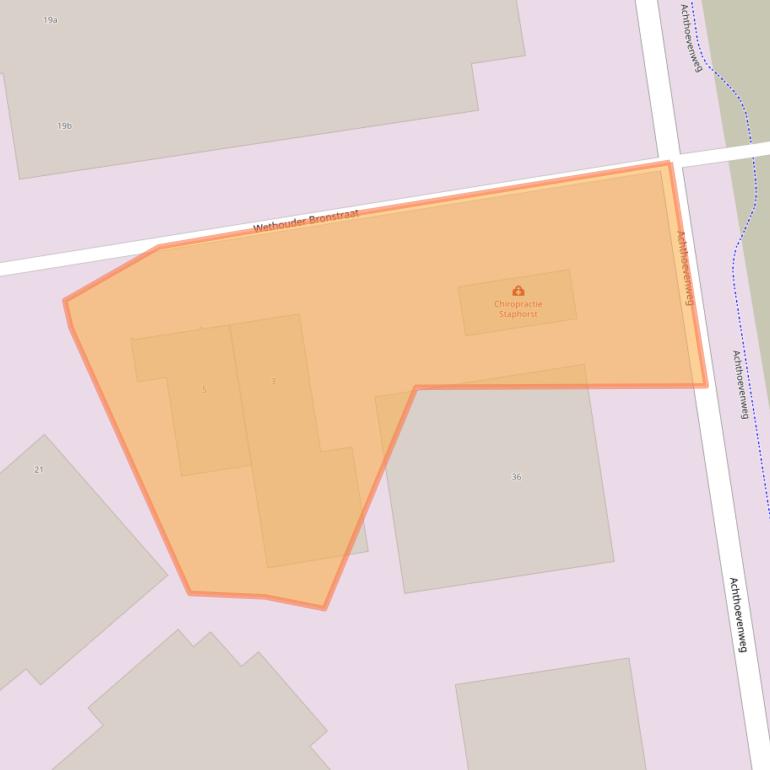 Kaart van postcodegebied 7951SP.