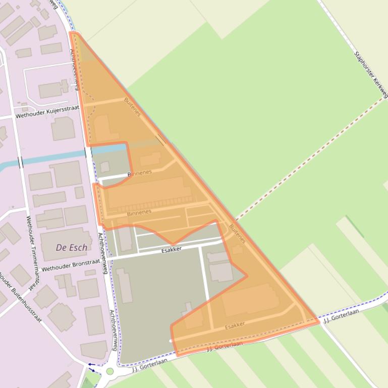 Kaart van postcodegebied 7951SR.