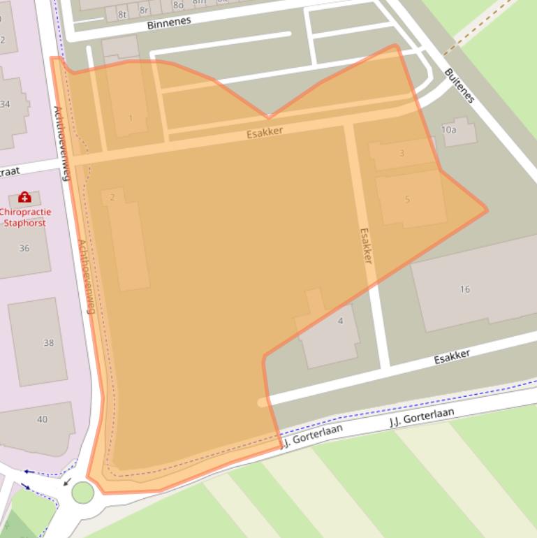 Kaart van postcodegebied 7951SV.