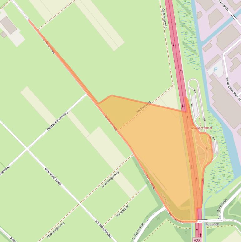 Kaart van postcodegebied 7951SZ.