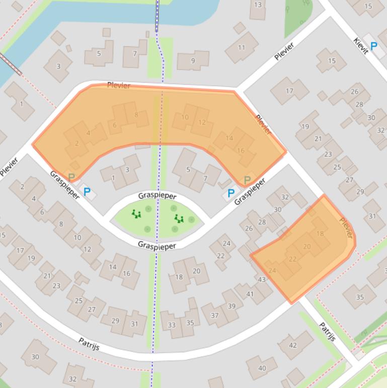 Kaart van postcodegebied 7951VE.