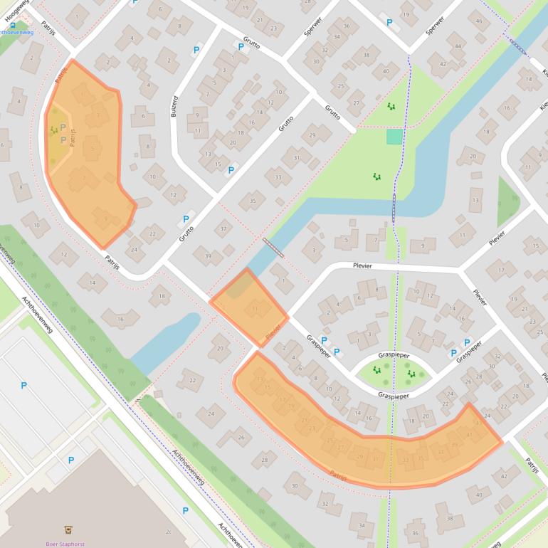 Kaart van postcodegebied 7951VG.