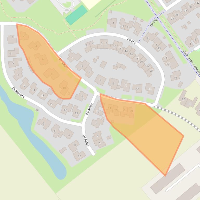 Kaart van postcodegebied 7951WE.