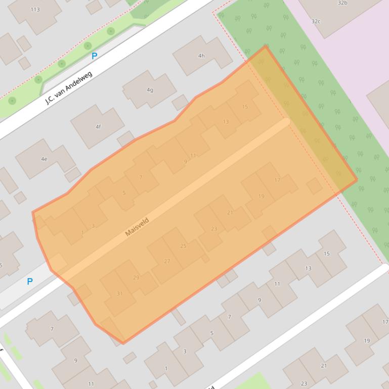 Kaart van postcodegebied 7951XA.