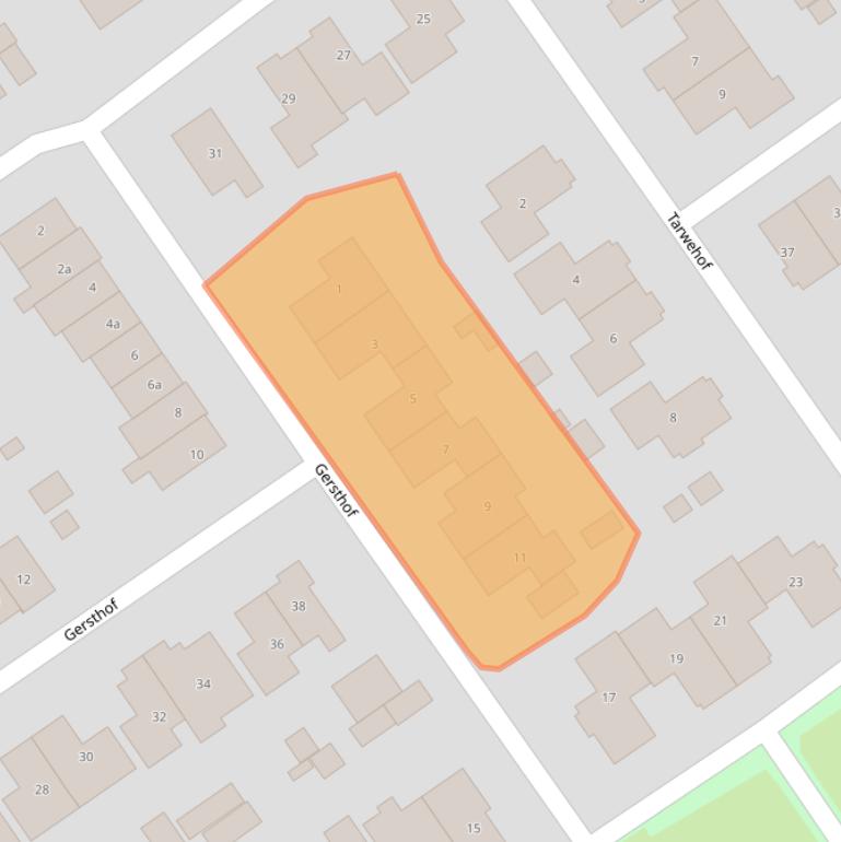 Kaart van postcodegebied 7951XG.