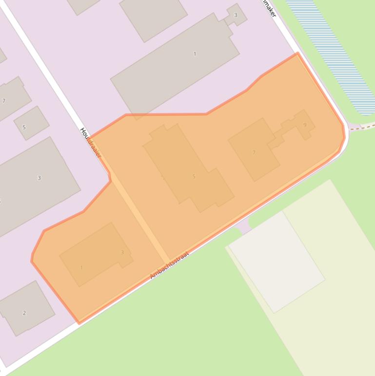 Kaart van postcodegebied 7951ZA.