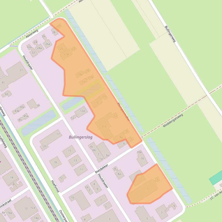 Kaart van postcodegebied 7951ZE.