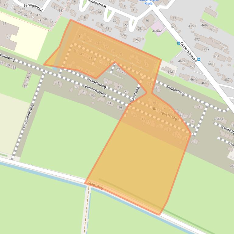 Kaart van postcodegebied 7954AA.