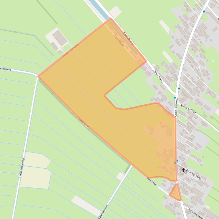 Kaart van postcodegebied 7954DW.