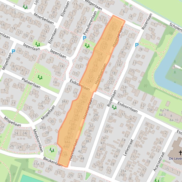 Kaart van postcodegebied 7954ED.