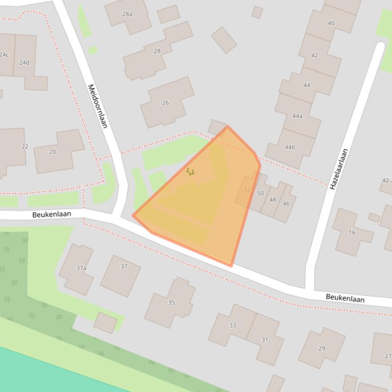 Kaart van postcodegebied 7954EE.