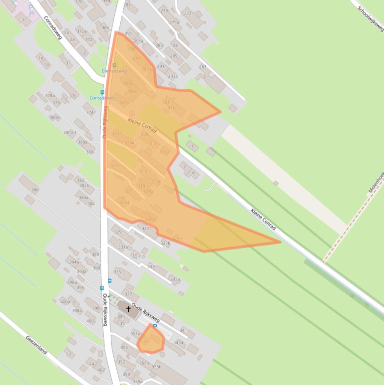 Kaart van postcodegebied 7954EK.